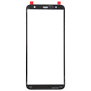 10 PCS Front Screen Outer Glass Lens for Samsung Galaxy J4+ / J6+ / J610 (Black)