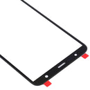 10 PCS Front Screen Outer Glass Lens for Samsung Galaxy J4+ / J6+ / J610 (Black)