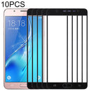 10 PCS Front Screen Outer Glass Lens for Samsung Galaxy J7 Max(Black)
