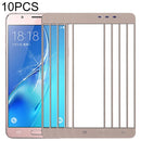 10 PCS Front Screen Outer Glass Lens for Samsung Galaxy J7 Max(Gold)