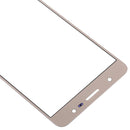10 PCS Front Screen Outer Glass Lens for Samsung Galaxy J7 Max(Gold)