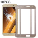 10 PCS Front Screen Outer Glass Lens for Samsung Galaxy A5 (2017) / A520(Gold)
