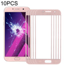 10 PCS Front Screen Outer Glass Lens for Samsung Galaxy A3 (2017) / A320(Pink)