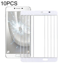 10 PCS Front Screen Outer Glass Lens for Samsung Galaxy C5(White)
