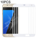 10 PCS Front Screen Outer Glass Lens for Samsung Galaxy S7 / G930(White)