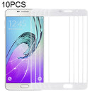 10 PCS Front Screen Outer Glass Lens for Samsung Galaxy A7 (2016) / A710 (White)