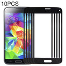 10 PCS Front Screen Outer Glass Lens for Samsung Galaxy S5 mini (Black)