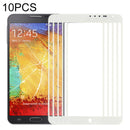 10 PCS Front Screen Outer Glass Lens for Samsung Galaxy Note 3 Neo / N7505 (White)