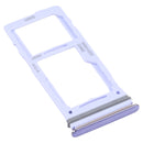 SIM Card Tray + SIM Card Tray / Micro SD Card Tray for Samsung Galaxy A52 SM-A525 (Purple)