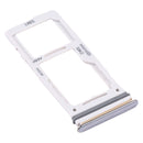 SIM Card Tray + SIM Card Tray / Micro SD Card Tray for Samsung Galaxy A52 SM-A525 (Silver)