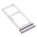 SIM Card Tray + SIM Card Tray / Micro SD Card Tray for Samsung Galaxy A52 SM-A525 (Silver)