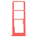 SIM Card Tray + SIM Card Tray + Micro SD Card Tray for Samsung Galaxy A12 SM-A125(Red)