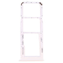 SIM Card Tray + SIM Card Tray + Micro SD Card Tray for Samsung Galaxy A12 SM-A125(White)