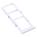 SIM Card Tray + SIM Card Tray + Micro SD Card Tray for Samsung Galaxy A12 SM-A125(White)
