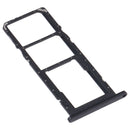 SIM Card Tray + SIM Card Tray + Micro SD Card Tray for Samsung Galaxy A02s SM-A025 (Black)