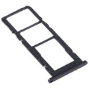 SIM Card Tray + SIM Card Tray + Micro SD Card Tray for Samsung Galaxy A02s SM-A025 (Black)