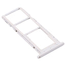 SIM Card Tray + SIM Card Tray + Micro SD Card Tray for Samsung Galaxy A02s SM-A025 (White)