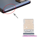 SIM Card Tray + Micro SD Card Tray for Samsung Galaxy S20 FE 5G SM-G781B (Purple)