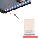 SIM Card Tray + Micro SD Card Tray for Samsung Galaxy S20 FE 5G SM-G781B (Red)
