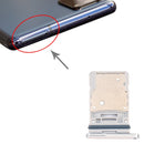 SIM Card Tray + Micro SD Card Tray for Samsung Galaxy S20 FE 5G SM-G781B (Silver)