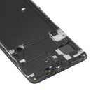 OLED Material LCD Screen and Digitizer Full Assembly with Frame for Samsung Galaxy A71 SM-A715(6.39 inch)(Black)