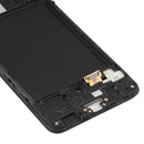 OLED Material LCD Screen and Digitizer Full Assembly with Frame for Samsung Galaxy A30S SM-A307 (Black)