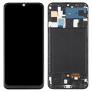 OLED Material LCD Screen and Digitizer Full Assembly with Frame for Samsung Galaxy A50 SM-A505 (Black)