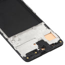 OLED Material LCD Screen and Digitizer Full Assembly with Frame for Samsung Galaxy A51 SM-A515(6.36 inch)(Black)