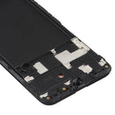 OLED Material LCD Screen and Digitizer Full Assembly with Frame for Samsung Galaxy A20 SM-A205 (Black)