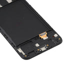 OLED Material LCD Screen and Digitizer Full Assembly with Frame for Samsung Galaxy A20 SM-A205 (Black)