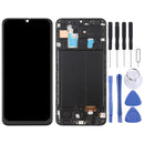 OLED Material LCD Screen and Digitizer Full Assembly with Frame for Samsung Galaxy A30 SM-A305 (Black)