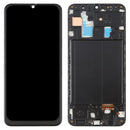 OLED Material LCD Screen and Digitizer Full Assembly with Frame for Samsung Galaxy A30 SM-A305 (Black)