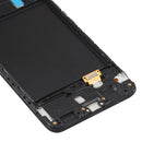 OLED Material LCD Screen and Digitizer Full Assembly with Frame for Samsung Galaxy A30 SM-A305 (Black)