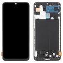 OLED Material LCD Screen and Digitizer Full Assembly with Frame for Samsung Galaxy A70 SM-A705 (6.7 inch)(Black)