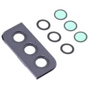 10 PCS Camera Lens Cover for Samsung Galaxy S21 5G SM-G991(Black)
