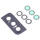 10 PCS Camera Lens Cover for Samsung Galaxy S21 5G SM-G991(Black)