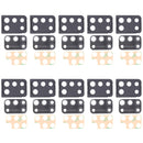 10 PCS Camera Lens Cover for Samsung Galaxy M31 / Galaxy M31 Prime SM-M315(Black)