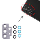 10 PCS Camera Lens Cover for Samsung Galaxy A52 SM-A525(Black)