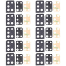 10 PCS Camera Lens Cover for Samsung Galaxy A21s SM-A217(Black)