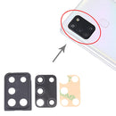 10 PCS Camera Lens Cover for Samsung Galaxy A21s SM-A217(Black)