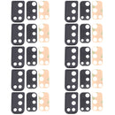 10 PCS Camera Lens Cover for Samsung Galaxy M21 SM-M215(Black)