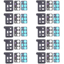 10 PCS Camera Lens Cover for Samsung Galaxy Note20 Ultra 5G SM-N986(Black)