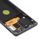 Original Super AMOLED Material LCD Screen and Digitizer Full Assembly With Frame for Samsung Galaxy Note10 Lite(Black)