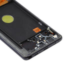 Original Super AMOLED Material LCD Screen and Digitizer Full Assembly With Frame for Samsung Galaxy Note10 Lite(Black)