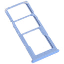 SIM Card Tray + SIM Card Tray + Micro SD Card Tray for Samsung Galaxy M12 SM-M127 (Blue)