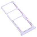 SIM Card Tray + SIM Card Tray + Micro SD Card Tray for Samsung Galaxy A22 SM-A225 (Purple)