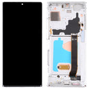 Original Super AMOLED LCD Screen for Samsung Galaxy Note20 Ultra SM-N986 5G Version Digitizer Full Assembly With Frame (Silver)