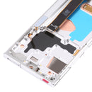 Original Super AMOLED LCD Screen for Samsung Galaxy Note20 Ultra SM-N986 5G Version Digitizer Full Assembly With Frame (Silver)