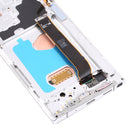 Original Super AMOLED LCD Screen for Samsung Galaxy Note20 Ultra SM-N986 5G Version Digitizer Full Assembly With Frame (Silver)