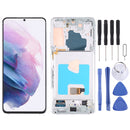 OEM LCD Screen for Samsung Galaxy S21+ (5G) SM-G996 Digitizer Full Assembly With Frame (Silver)